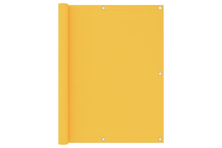 Parvekkeen suoja keltainen 120x600cm Oxford kangas - Keltainen - Puutarhakalusteet - Parveke - Turvallisuus & parvekkeen tuulisuoja - Parvekesuoja