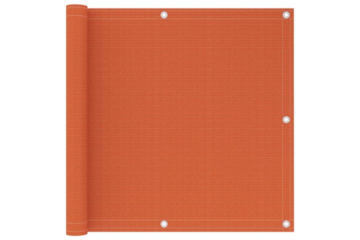 Parvekkeen suoja oranssi 90x400 cm HDPE - Puutarhakalusteet - Parveke - Turvallisuus & parvekkeen tuulisuoja - Parvekesuoja