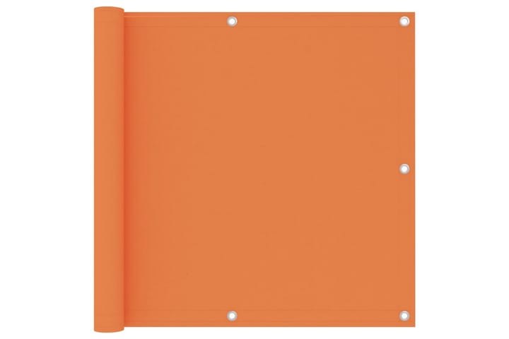 Parvekkeen suoja oranssi 90x400 cm Oxford kangas - Oranssi - Sisustustuotteet - Peili