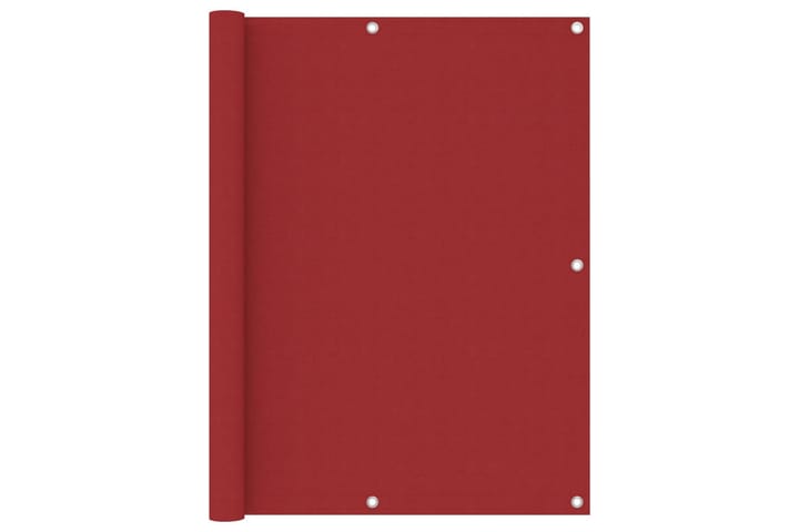 Parvekkeen suoja punainen 120x400 cm Oxford kangas - Punainen - Puutarhakalusteet - Parveke - Turvallisuus & parvekkeen tuulisuoja - Parvekesuoja