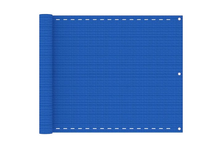 Parvekkeen suoja sininen 75x400 cm HDPE - Sininen - Puutarhakalusteet - Parveke - Turvallisuus & parvekkeen tuulisuoja - Parvekesuoja
