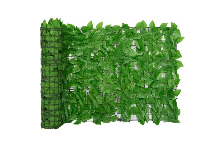 Parvekkeen suoja vihreillä lehdillä 300x75 cm - Puutarhakalusteet - Parveke - Turvallisuus & parvekkeen tuulisuoja - Parvekesuoja