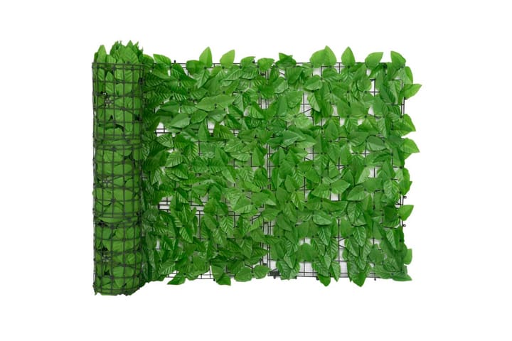 Parvekkeen suoja vihreillä lehdillä 500x75 cm - Puutarhakalusteet - Parveke - Turvallisuus & parvekkeen tuulisuoja - Parvekesuoja