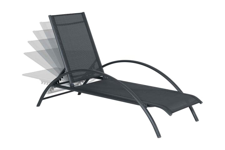 Aurinkosänky Limone Musta/Antrasiitti - Garden Impressions - Puutarhakalusteet - Tuolit & nojatuolit - Aurinkosänky & aurinkovaunu