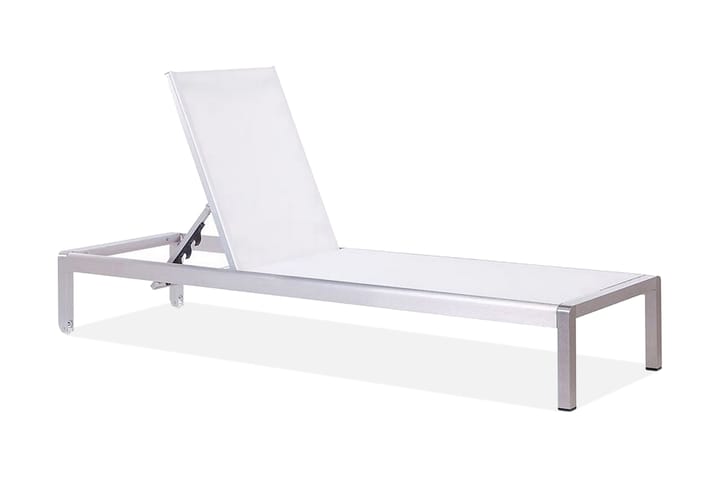 Aurinkovuode Solarolo 198 cm - Valkoinen - Puutarhakalusteet - Tuolit & nojatuolit - Aurinkosänky & aurinkovaunu