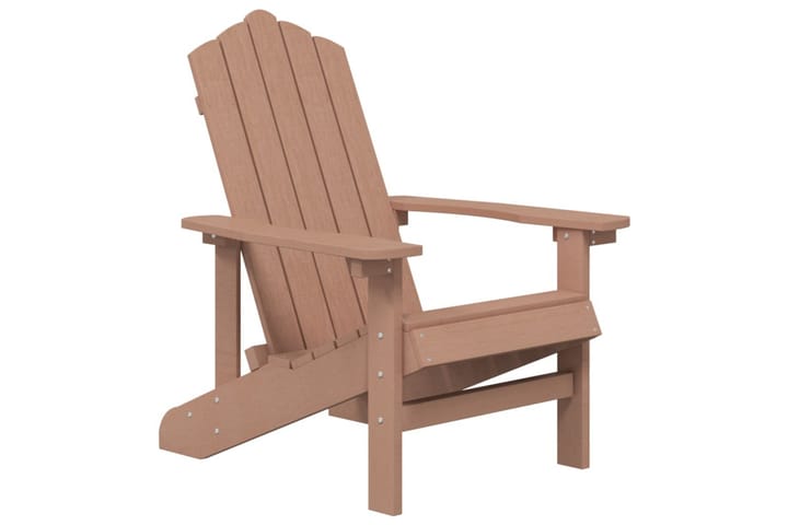 Adirondack puutarhatuoli HDPE ruskea - Ruskea - Puutarhakalusteet - Tuolit & nojatuolit - Aurinkotuoli - Kansituoli