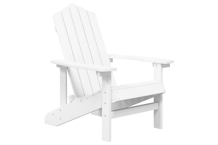 Adirondack puutarhatuoli HDPE valkoinen - Valkoinen - Puutarhakalusteet - Tuolit & nojatuolit - Aurinkotuolit