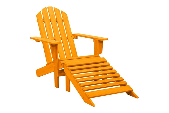 Adirondack-puutarhatuoli rahilla täysi kuusi oranssi - Puutarhakalusteet - Tuolit & nojatuolit - Aurinkotuoli