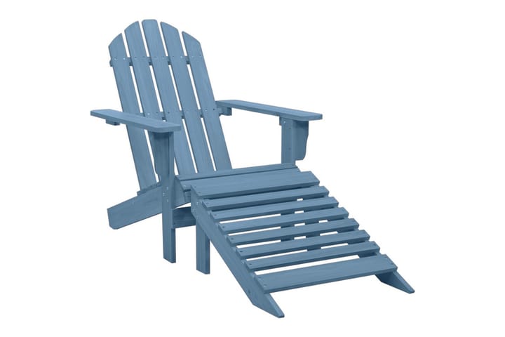 Adirondack-puutarhatuoli rahilla täysi kuusi sininen - Puutarhakalusteet - Puutarhatuoli - Aurinkotuoli - Kansituoli