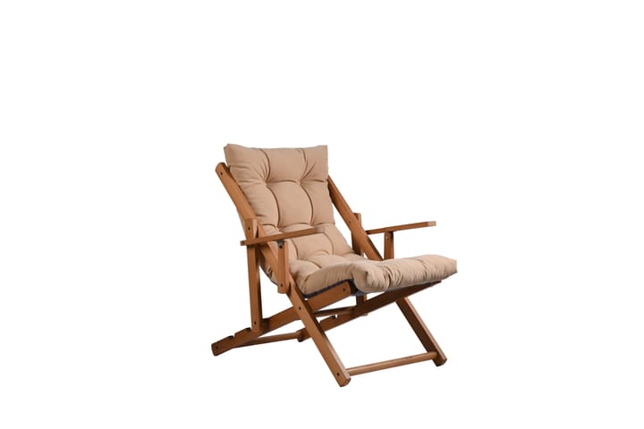 Aurinkotuoli Thompson 90x70 cm - Tummanbeige - Puutarhakalusteet - Tuolit & nojatuolit - Aurinkotuoli