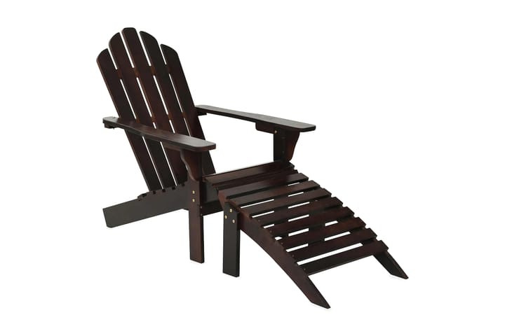 Puutarhatuoli ja rahi puu ruskea - Ruskea - Puutarhakalusteet - Tuolit & nojatuolit - Ulkotilan ruokatuoli