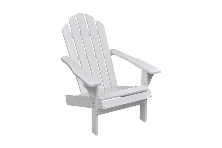 Puutarhatuoli puu valkoinen - Valkoinen - Puutarhakalusteet - Tuolit & nojatuolit - Aurinkotuolit