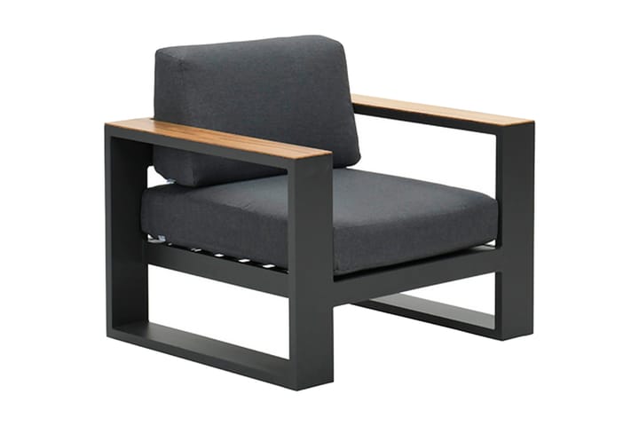 Nojatuoli Cube Ruskea/Musta - Garden Impressions - Puutarhakalusteet - Puutarhatuoli - Ulkotilan nojatuolit