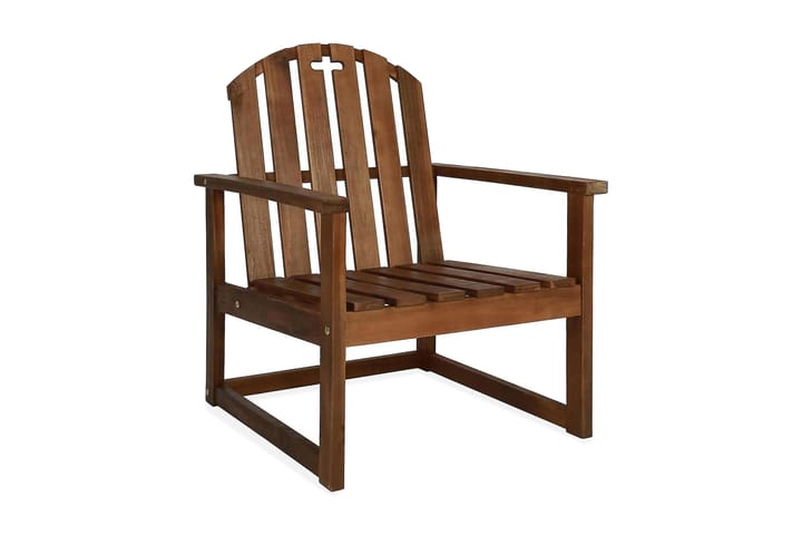 Puutarhan nojatuolit 2 kpl akaasiapuu - Ruskea - Puutarhakalusteet - Tuolit & nojatuolit - Ulkotilan nojatuolit