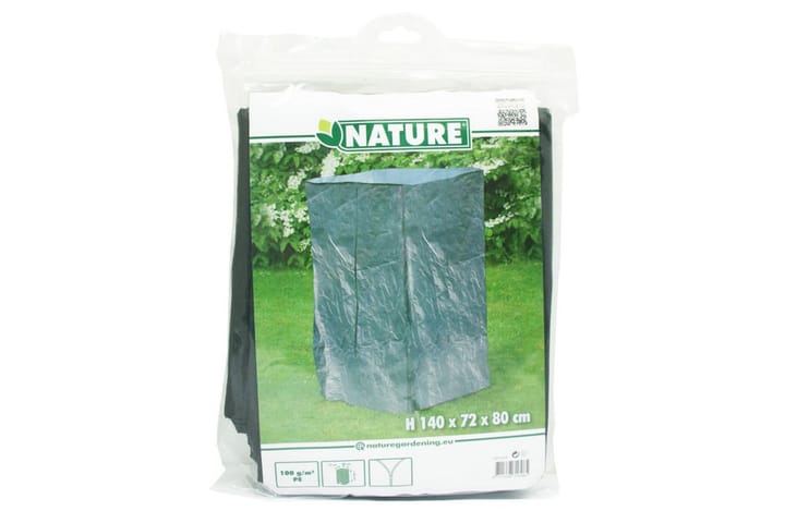 Nature Puutarhakalustelusuoja tyynyille 140x80x72 cm - Harmaa - Puutarhakalusteet - Säilytyslaatikot & kalustesuojat - Ulkokalusteiden suojapeite