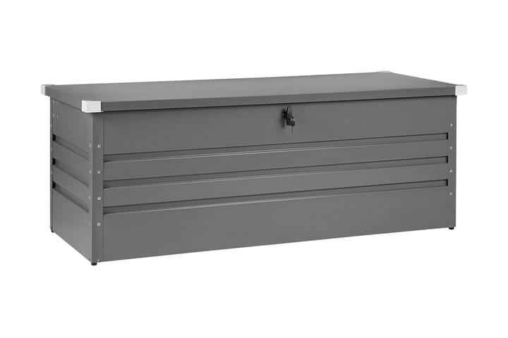 Pehmustelaatikko 165 x 70 cm Harmaa CEBROSA - Harmaa - Puutarhakalusteet - Säilytyslaatikot & kalustesuojat - Säilytyslaatikot ulos