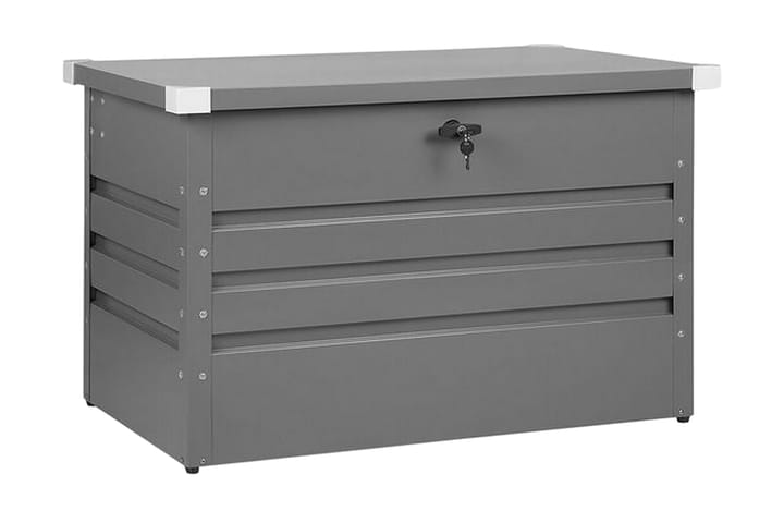 Pehmustelaatikko CebRoosa 100 x 62 cm Harmaa - Harmaa - Puutarhakalusteet - Säilytyslaatikot & kalustesuojat - Säilytyslaatikot ulos