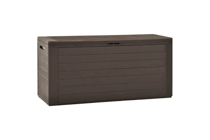 Puutarhan varastoarkku ruskea 116x44x55 cm - Puutarhakalusteet - Säilytyslaatikot & kalustesuojat - Säilytyslaatikot