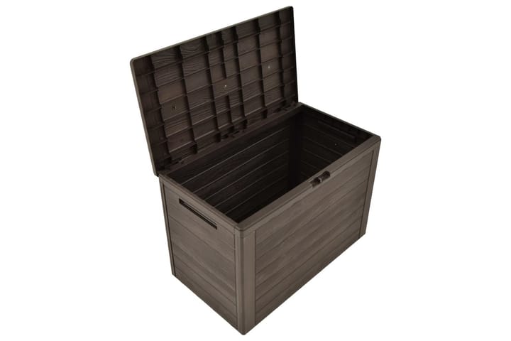 Puutarhan varastoarkku ruskea 78x44x55 cm - Puutarhakalusteet - Säilytyslaatikot & kalustesuojat - Säilytyslaatikot ulos