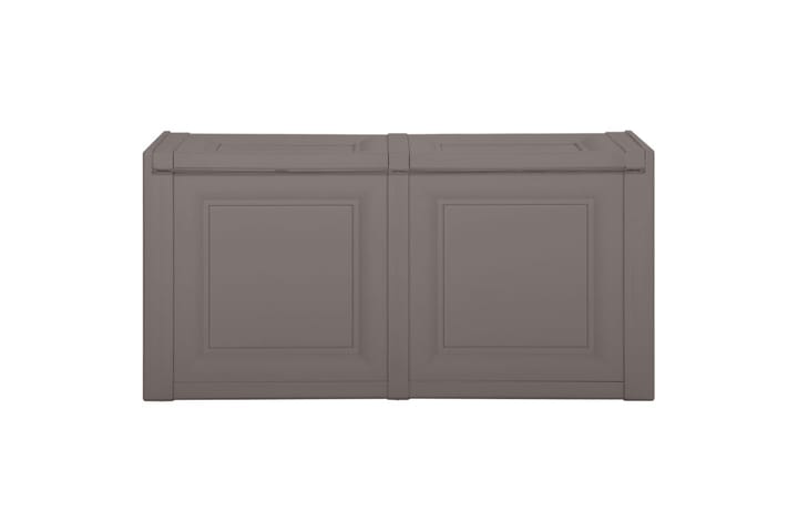 Tyynylaatikko harmaa 86x40x42 cm 85 l - Harmaa - Puutarhakalusteet - Säilytyslaatikot & kalustesuojat - Säilytyslaatikot ulos