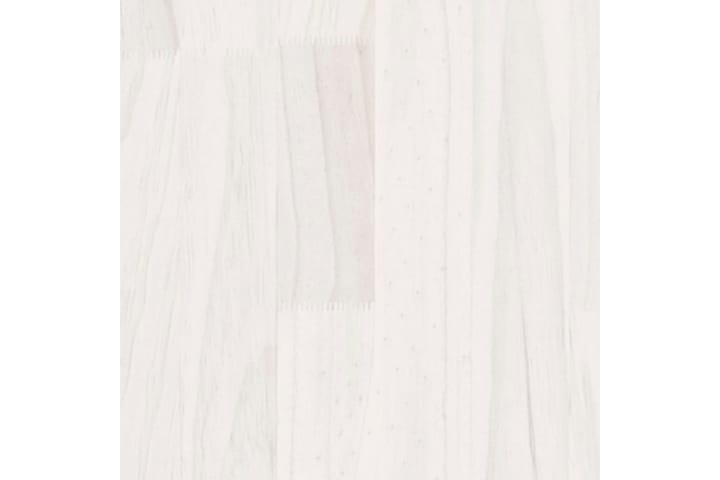 Puutarhan kukkalaatikko valkoinen 110x31x70 cm täysi mänty - Valkoinen - Puutarhakalusteet - Tarvikkeet ulos - Muut puutarhatarvikkeet - Ruukut ulkokäyttöön
