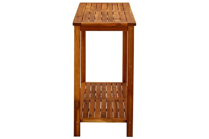 Puutarhan konsolipöytä 110x40x75 cm täysi akaasiapuu - Ruskea - Puutarhakalusteet - Terassipöydät - Apupöytä & tarjotinpöytä ulos