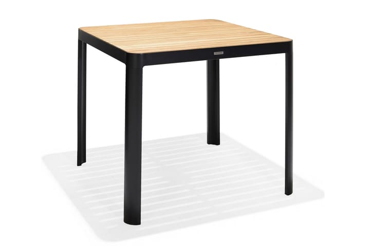 Baaripöytä Portals 95 cm - Musta/Puu - Puutarhakalusteet - Terassipöydät - Baaripöytä ulos