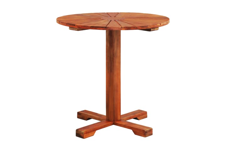 Bistropöytä 70x70 cm täysi akaasiapuu - Ruskea - Puutarhakalusteet - Terassipöydät - Kahvilapöytä