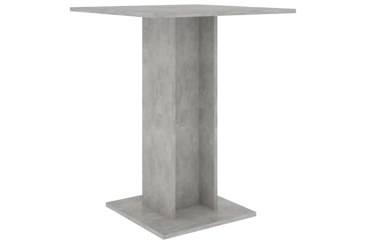 Bistropöytä betoninharmaa 60x60x75 cm lastulevy - Puutarhakalusteet - Terassipöydät - Kahvilapöytä