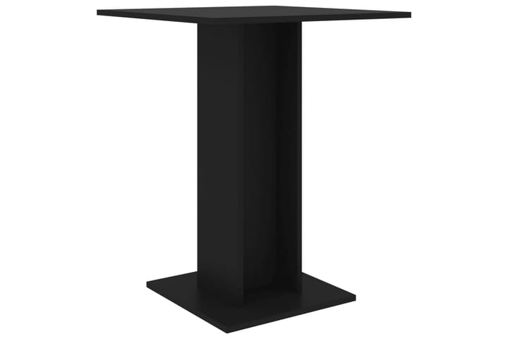 Bistropöytä musta 60x60x75 cm lastulevy - Puutarhakalusteet - Terassipöydät - Kahvilapöytä
