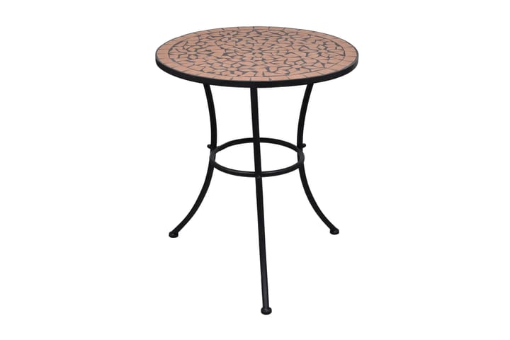 Bistropöytä terrakotta 60 cm mosaiikki - Ruskea - Puutarhakalusteet - Terassipöydät - Kahvilapöytä