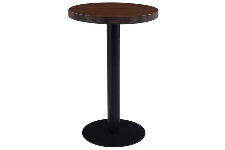 Bistropöytä tummanruskea 50 cm MDF - Puutarhakalusteet - Terassipöydät - Kahvilapöytä