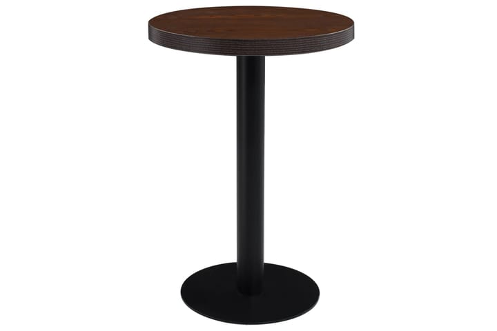 Bistropöytä tummanruskea 60 cm MDF - Puutarhakalusteet - Terassipöydät - Kahvilapöytä