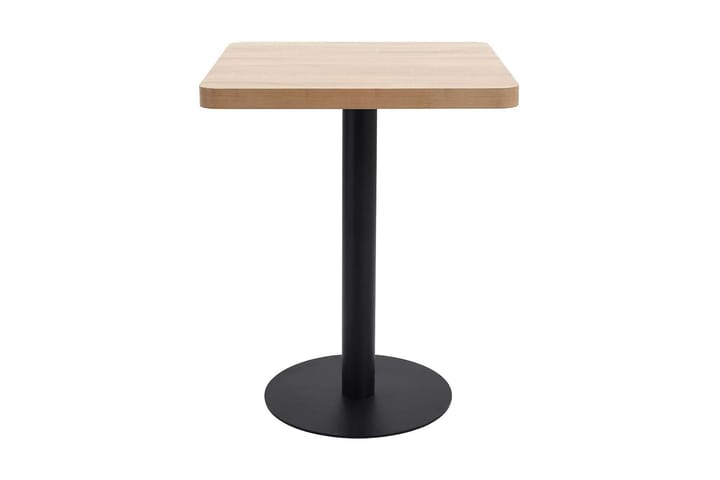 Bistropöytä vaaleanruskea 60x60 cm MDF - Ruskea - Puutarhakalusteet - Terassipöydät - Kahvilapöytä