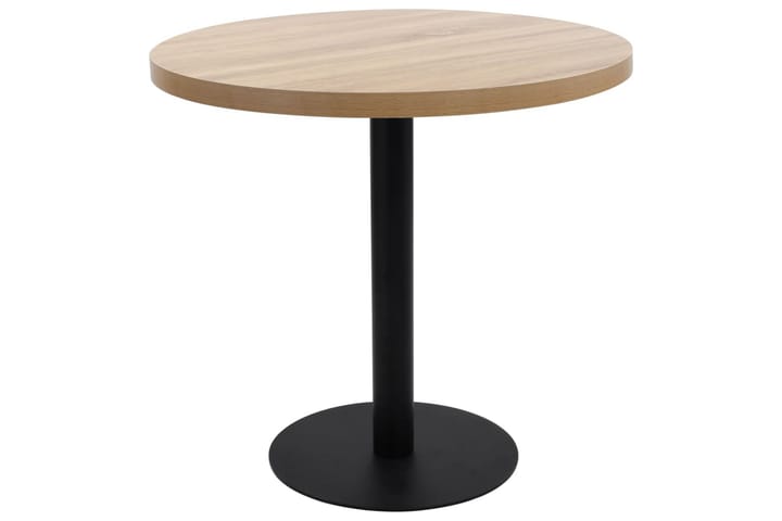 Bistropöytä vaaleanruskea 80 cm MDF - Puutarhakalusteet - Terassipöydät - Kahvilapöytä