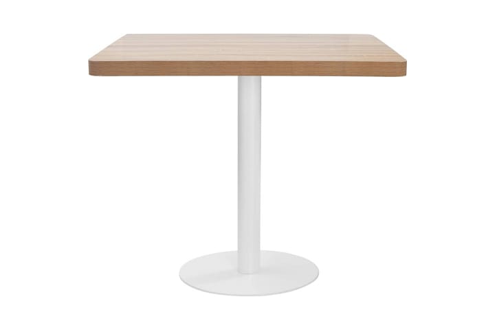 Bistropöytä vaaleanruskea 80x80 cm MDF - Puutarhakalusteet - Terassipöydät - Kahvilapöytä