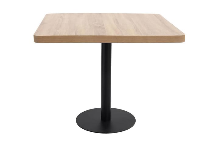 Bistropöytä vaaleanruskea 80x80 cm MDF - Ruskea - Puutarhakalusteet - Terassipöydät - Kahvilapöytä