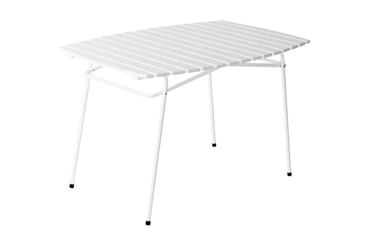 Pöytä Retro 403 valkoinen - Varax - Puutarhakalusteet - Terassipöydät - Ruokapöytä terassille