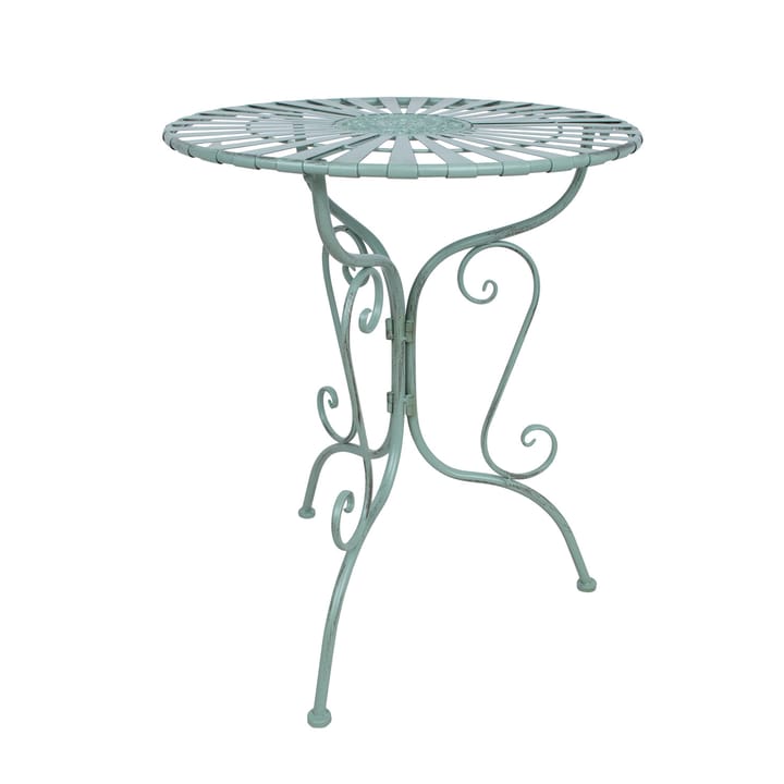 Pöytä Salvia 60x75 cm Antiikinvihreä - Puutarhakalusteet - Terassipöydät - Kahvilapöytä