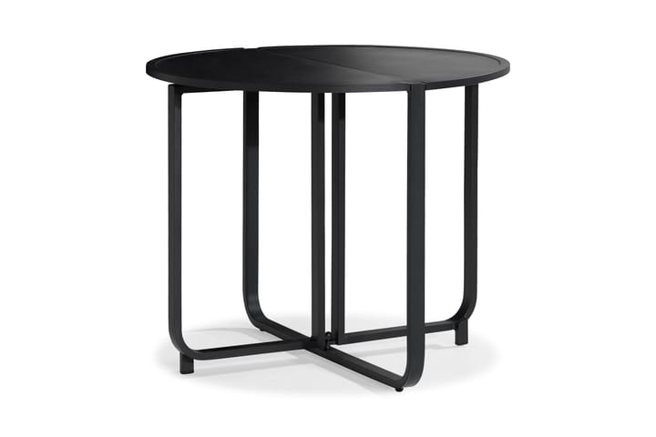 Parvekepöytä Flippy 90 cm Pyöreä - Musta - Puutarhakalusteet - Terassipöydät - Kahvilapöytä