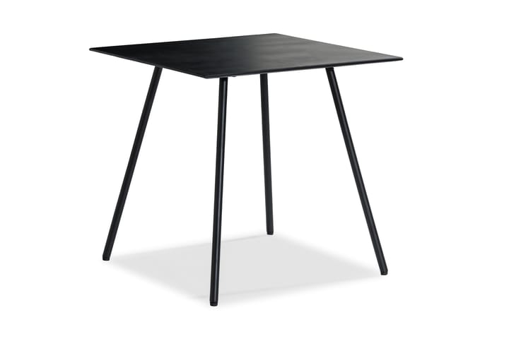 Parvekepöytä Tahiti 75x75 cm - Musta - Puutarhakalusteet - Terassipöydät - Kahvilapöytä