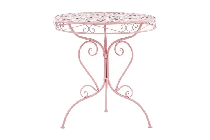 Puutarhapöytä Meskanaw - Vaaleanpunainen - Puutarhakalusteet - Terassipöydät - Kahvilapöytä