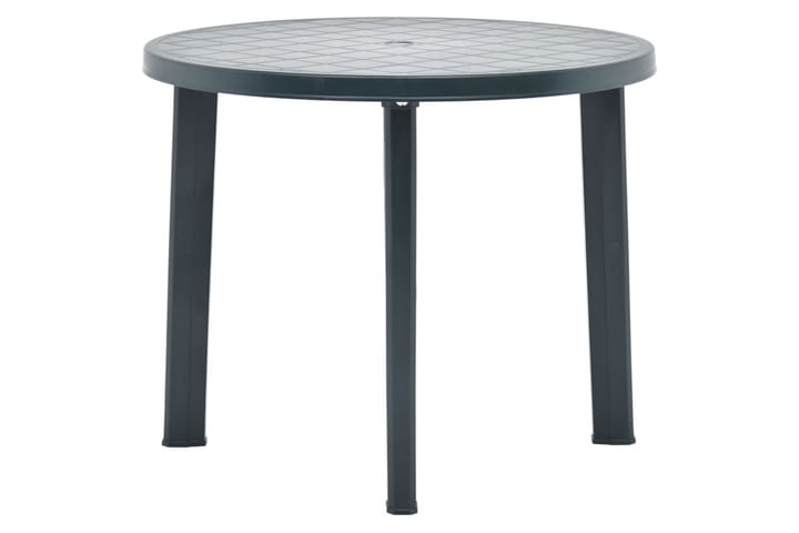 Puutarhapöytä vihreä 89 cm muovi - Vihreä - Puutarhakalusteet - Terassipöydät - Kahvilapöytä
