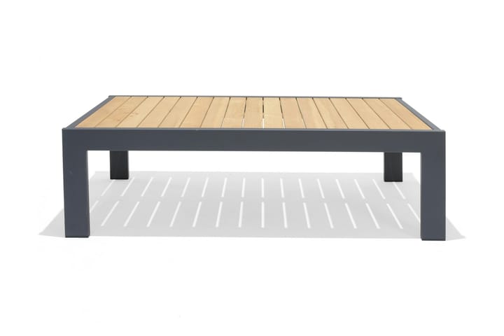 Sohvapöytä Palau 143 cm - Puu/Harmaa - Puutarhakalusteet - Terassipöydät - Kahvilapöytä