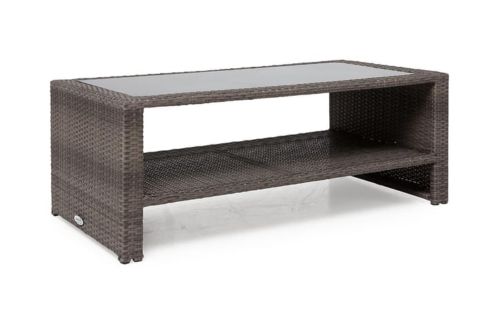 Pöytä Wisconsin 110 cm Polyrottinki/Harmaa/Ruskea - Hillerstorp - Puutarhakalusteet - Terassipöydät - Lounge pöydät