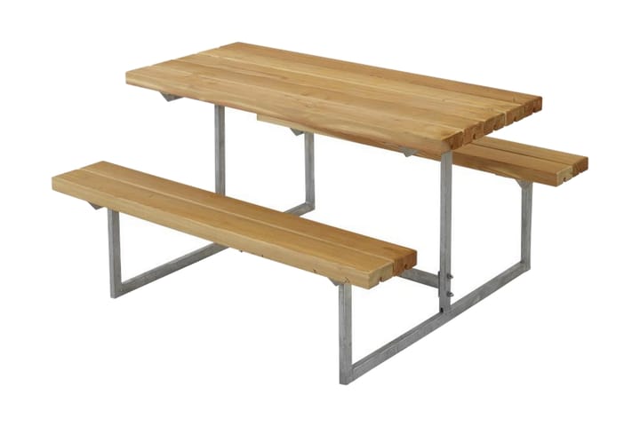 Basic Pöytä- ja penkkisetti lapsille - öljytty lehtikuusi - Puutarhakalusteet - Terassipöydät - Piknikpöytä