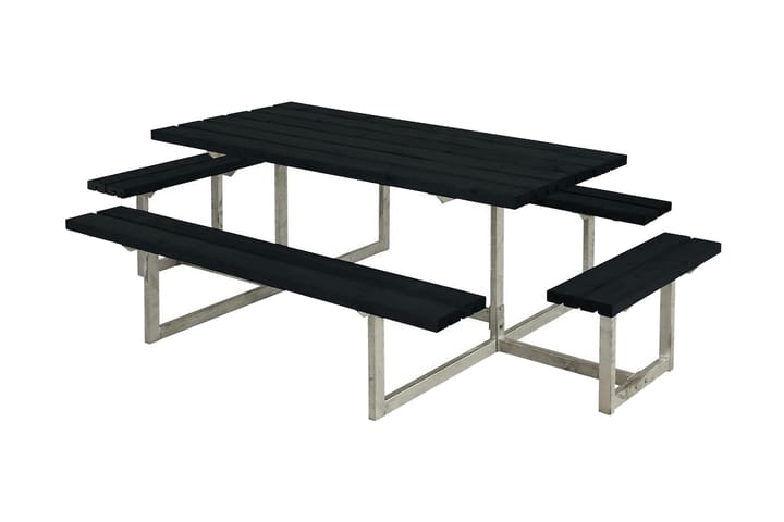 Basic Pöytä- ja penkkisetti Täydellinen 2 rungolla - Puutarhakalusteet - Terassipöydät - Piknikpöytä