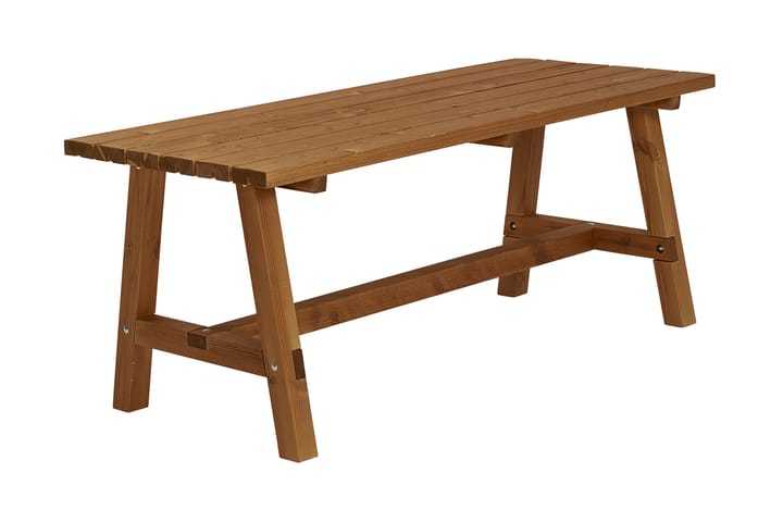 PLUS Country Lankkupöytä 177 cm Pohjamaalattu Tiikki - Puutarhakalusteet - Terassipöydät - Piknikpöytä