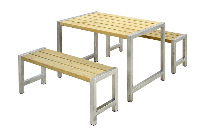 PLUS Parvekeryhmä 127 cm Painekyllästetty - Puutarhakalusteet - Terassipöydät - Piknikpöytä