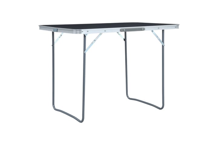 Kokoontaitettava retkipöytä harmaa alumiini 120x60 cm - Harmaa - Puutarhakalusteet - Terassipöydät - Retkipöytä